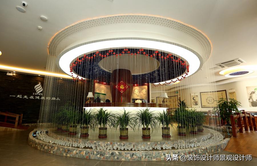 50平米禅意中医养生馆设计图,中医养生理疗会所设计