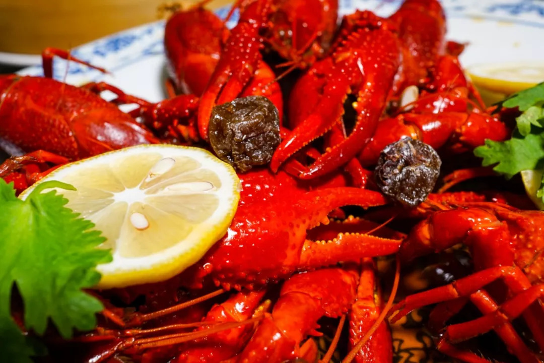 *疆新**男子沙漠5亩池塘养澳洲淡水虾，个头比手掌大，亩利润达万元