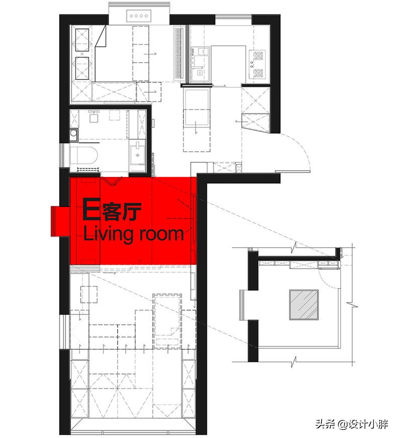 上海不到34㎡的老公房,“翠玲珑”设计,竟容纳祖孙三代五口人