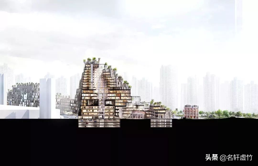 上海苏州河天安千树公园,天安千树苏州河畔空中花园