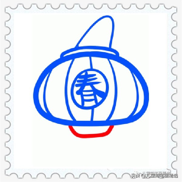 画灯笼简笔画的教程,各种灯笼简笔画画法