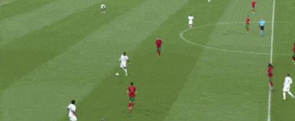 博格巴打法教学,法国vs葡萄牙博格巴远射