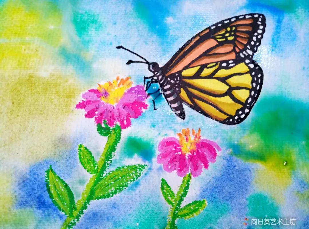 创意课漂亮的蝴蝶,创意美术课程蝴蝶