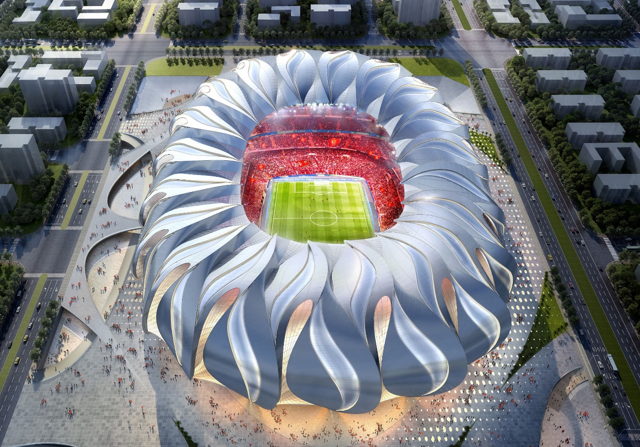 恒大荷花新足球场,恒大荷花球场原始图