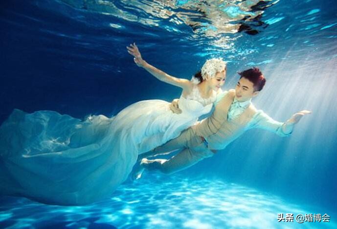 不会游泳能拍水下婚纱照么,拍水下婚纱照真的在水里拍吗