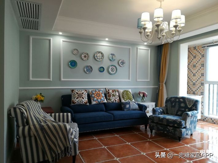 地中海×美式，主妇自装县城房子，花几万网购瓷砖惊呆全家