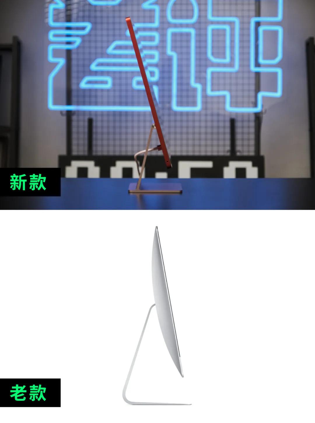 苹果新款imac没有老款好看,苹果imac24寸银色上手评测