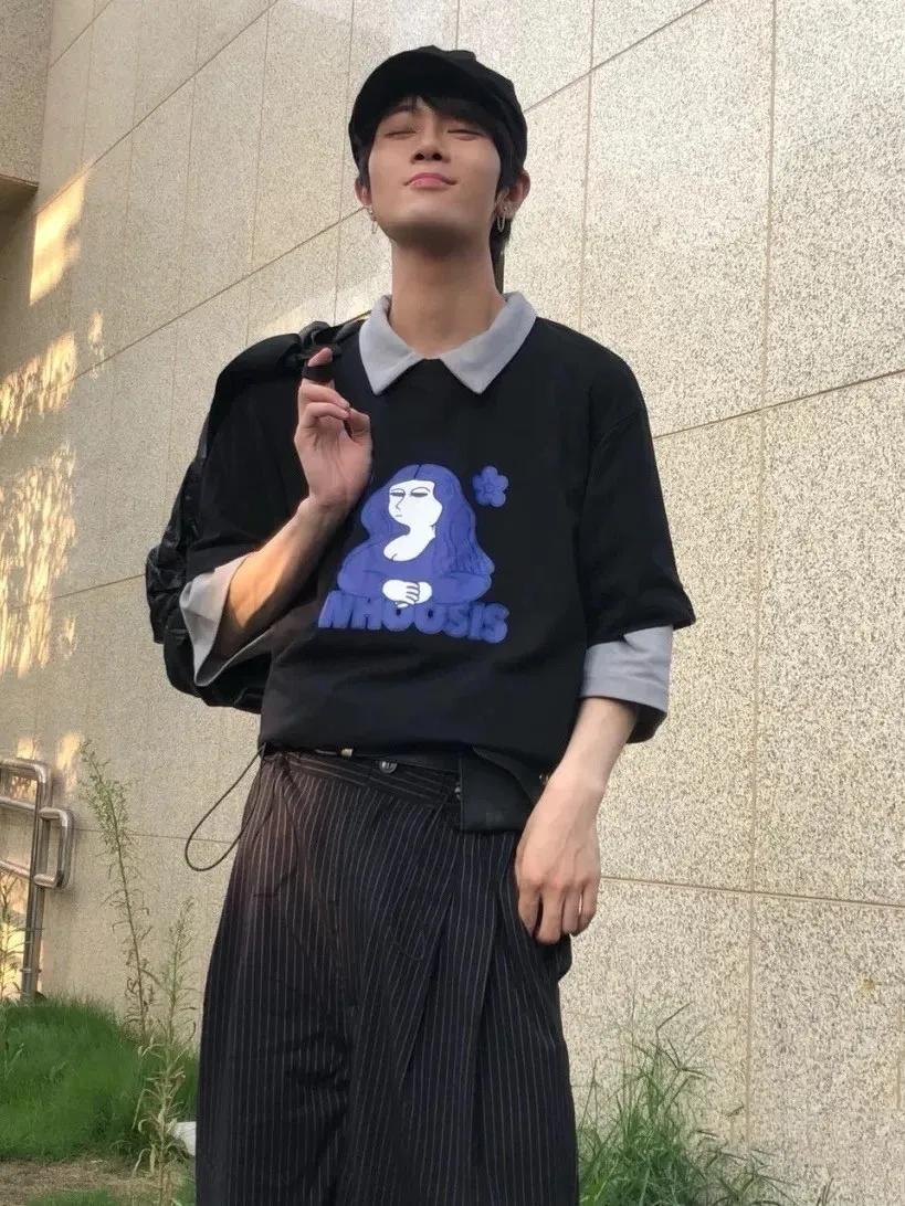 微胖男生这样穿清凉干净又显瘦,微胖男生这样穿真的很好看