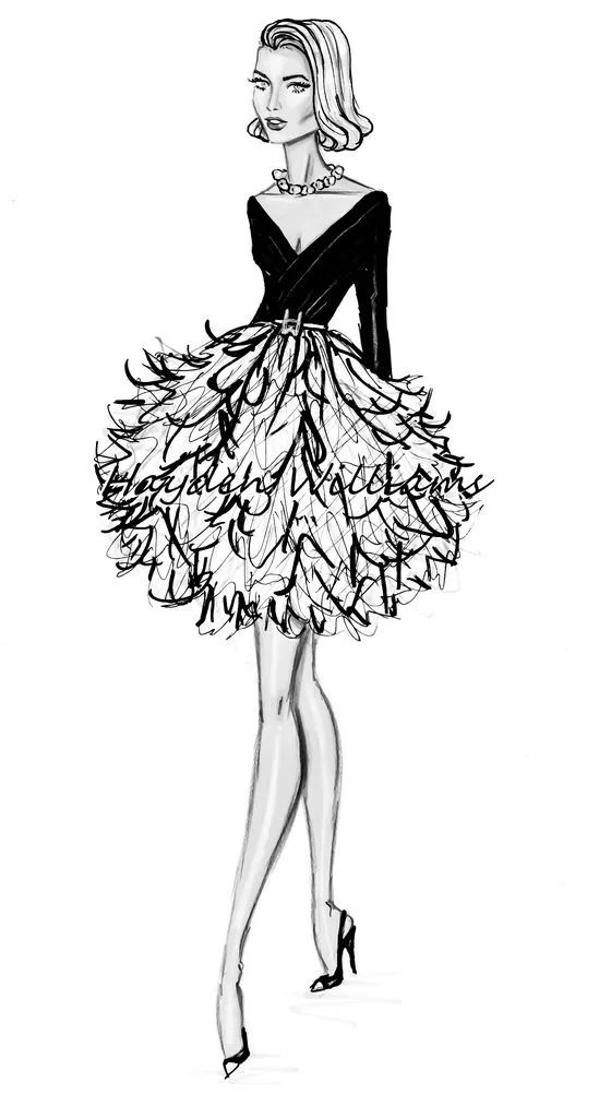 设计稿晚礼服,设计礼服手稿图洛丽塔
