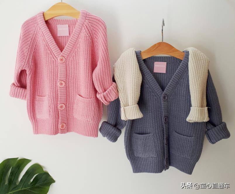 童装秋冬季新款刺绣针织衫,童装韩系风秋装针织