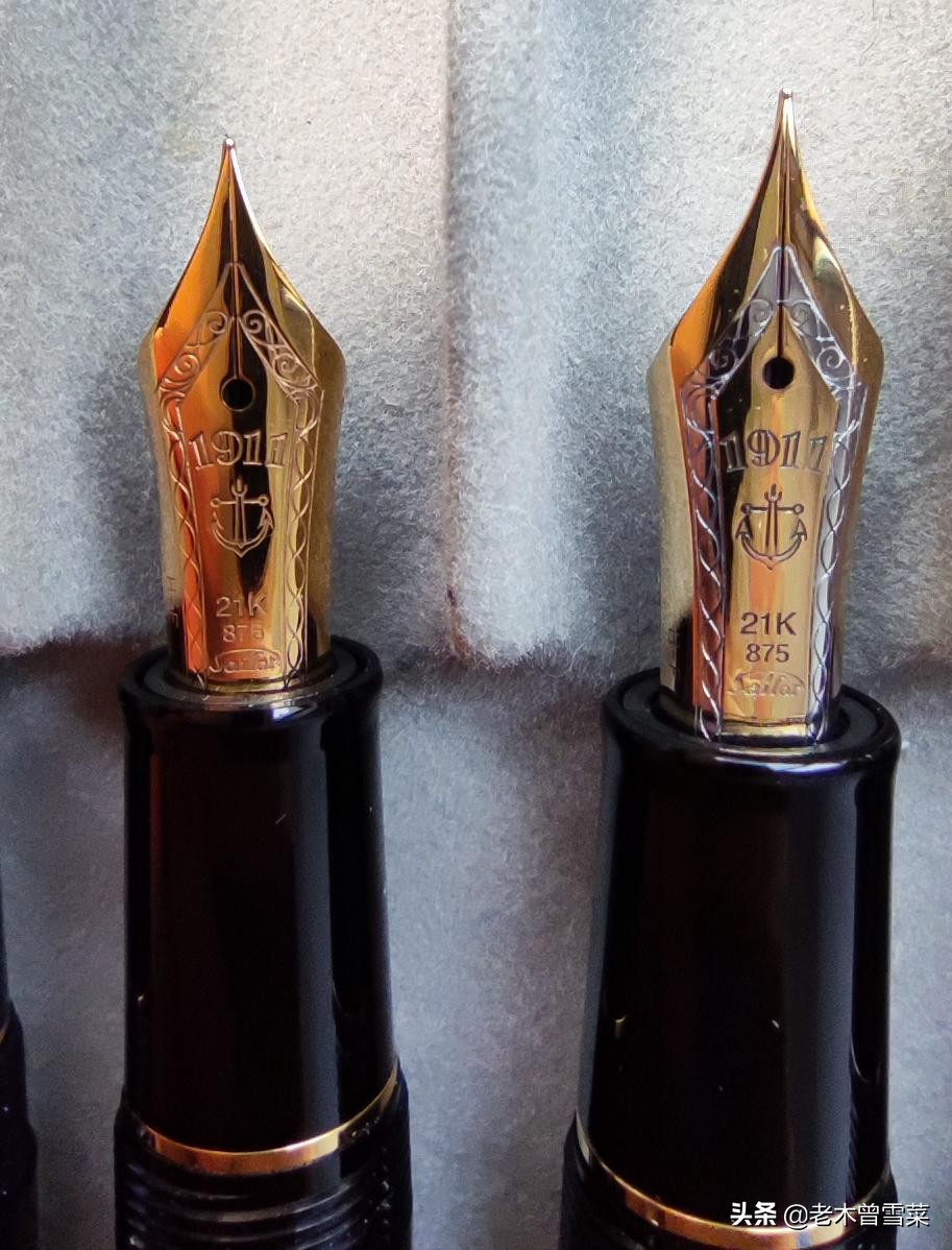 比较细的金尖钢笔,黄色笔尖和金尖钢笔区别