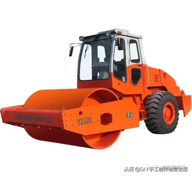 挖掘机挖土机怎么画简笔画,挖土机简笔画推土机