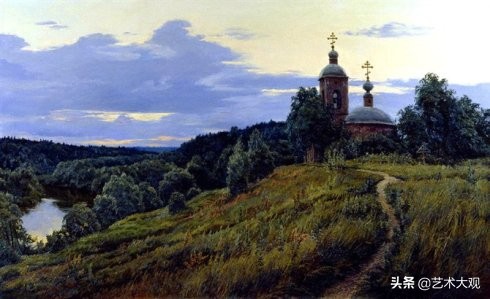 最美的俄罗斯风景油画作品欣赏,寂静粗犷的俄罗斯风景油画欣赏
