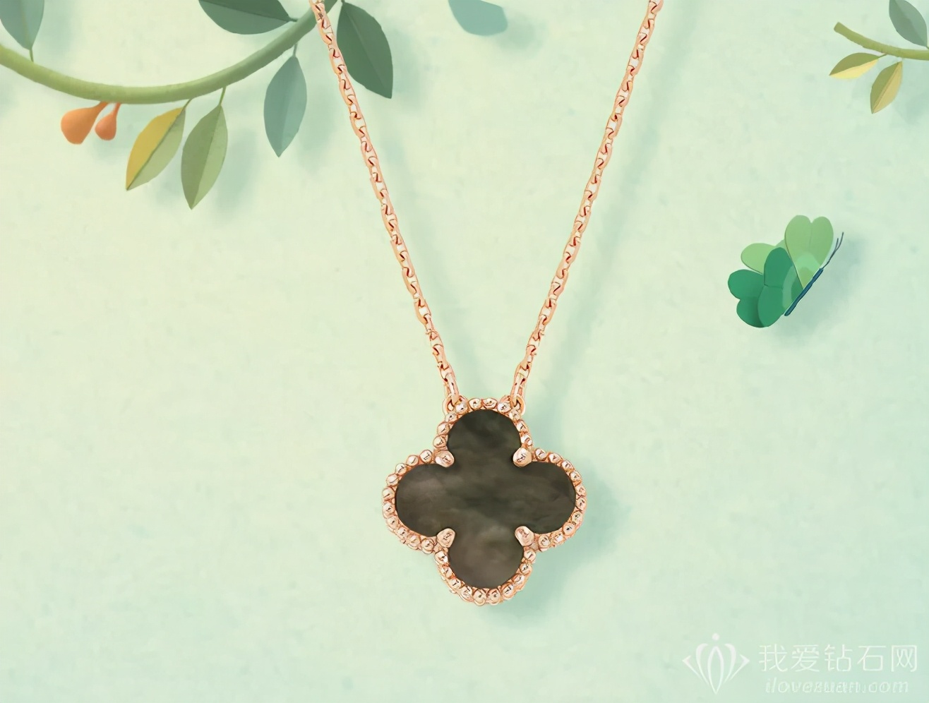 四叶草项链梵克雅宝工厂店,四叶草项链梵克雅宝商标