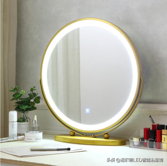 led调光化妆镜,网红led化妆镜折叠便携带灯