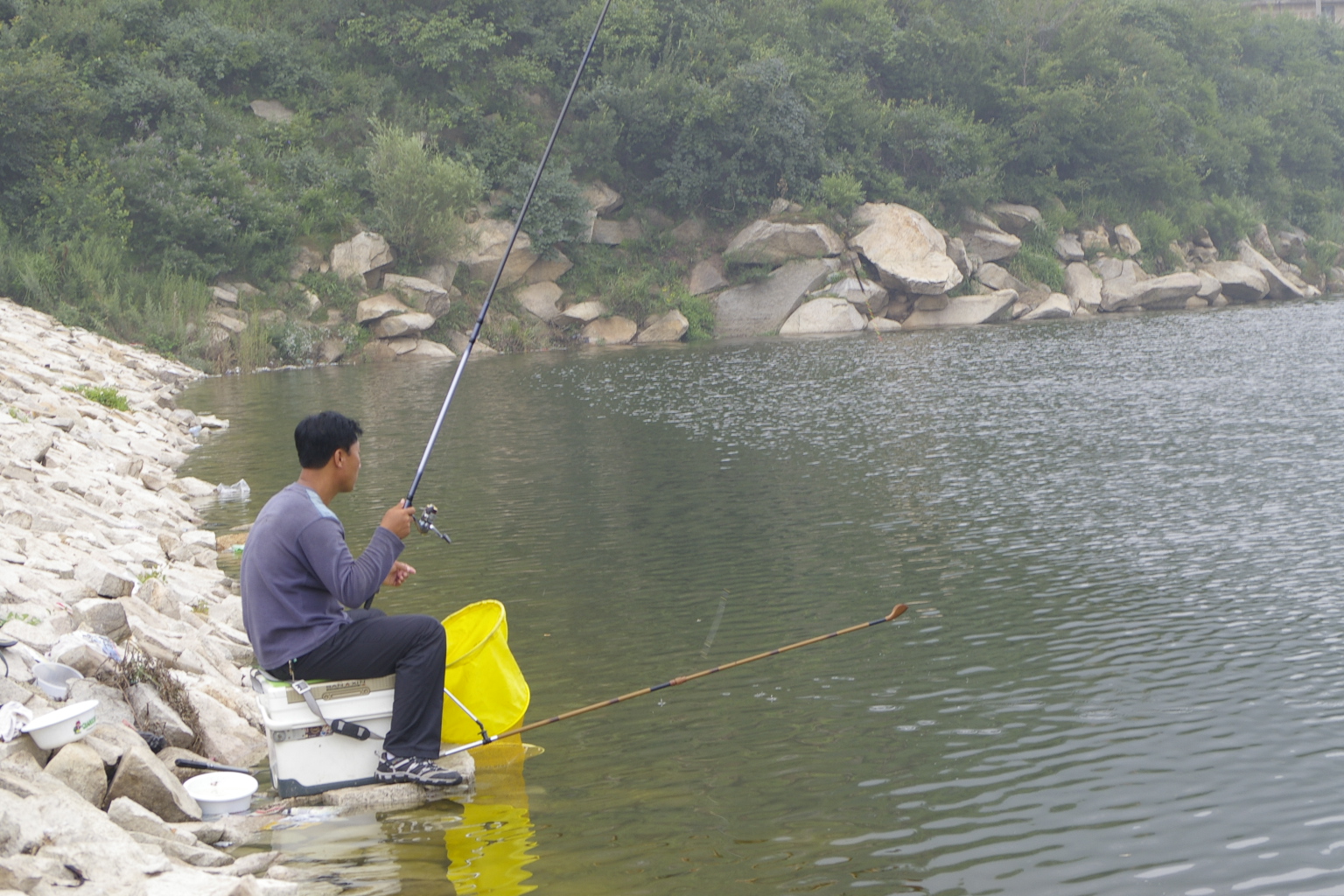 钓了这么久才钓到几条鱼,钓了几年鱼终于钓上来一条