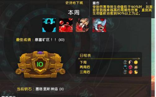 魔兽世界治疗伤害显示,魔兽世界大秘境重伤词缀