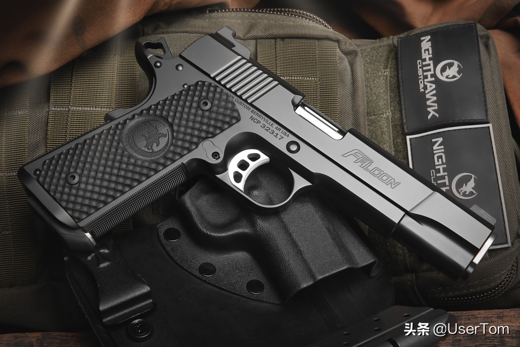 德国夜鹰左轮手枪图片,夜鹰雌鹰1911手枪