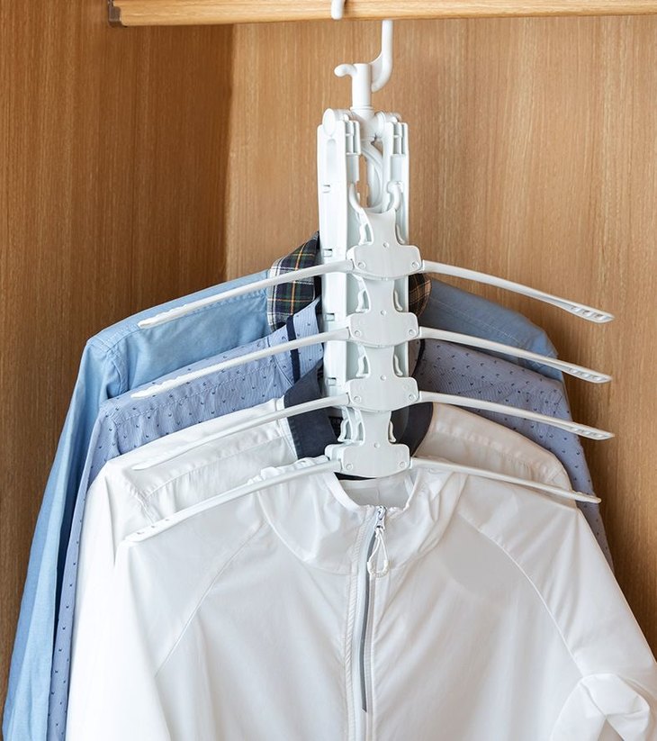 阳台装备晾衣架,不需要阳台也可以晾衣服的衣架