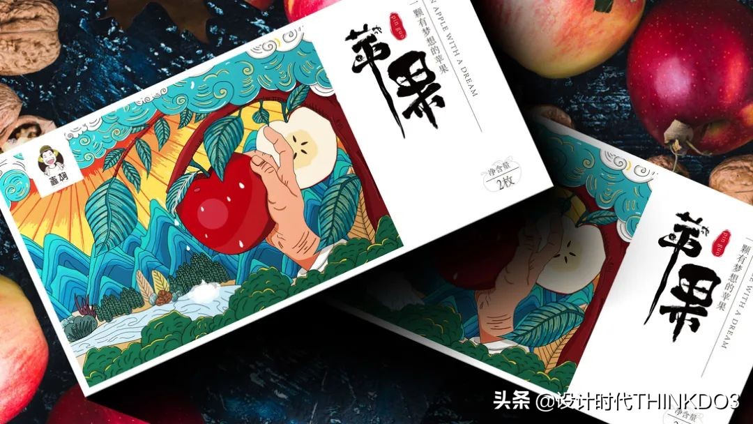 水果礼盒包装设计,水果创意包装礼盒设计