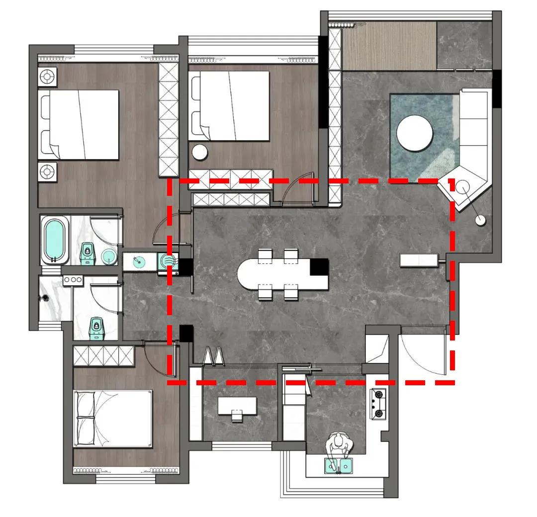 卧室走道怎么有效利用,屋内走道空间如何利用