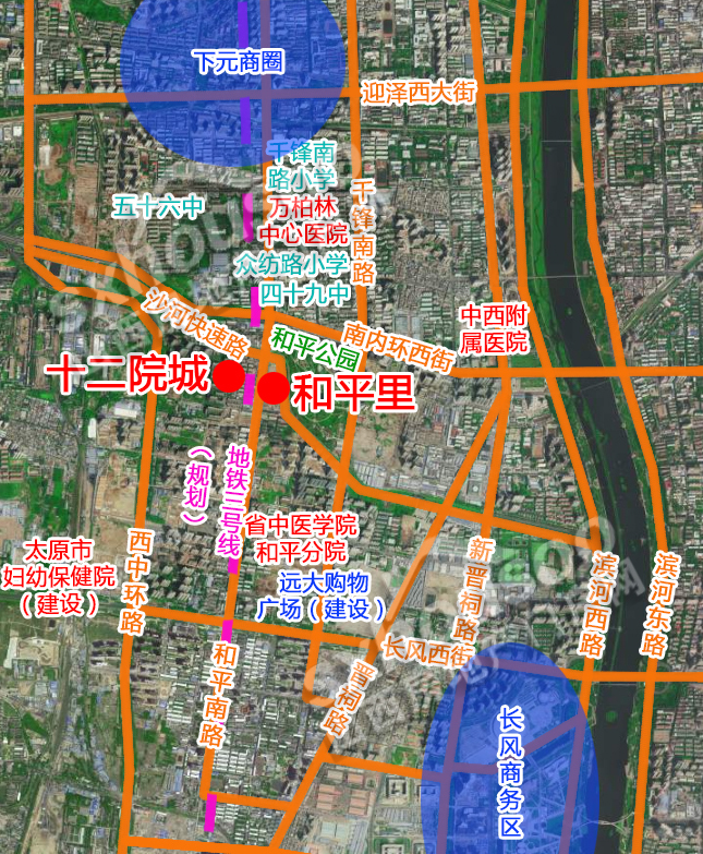 太原房产对比,太原十二院城复式二手房