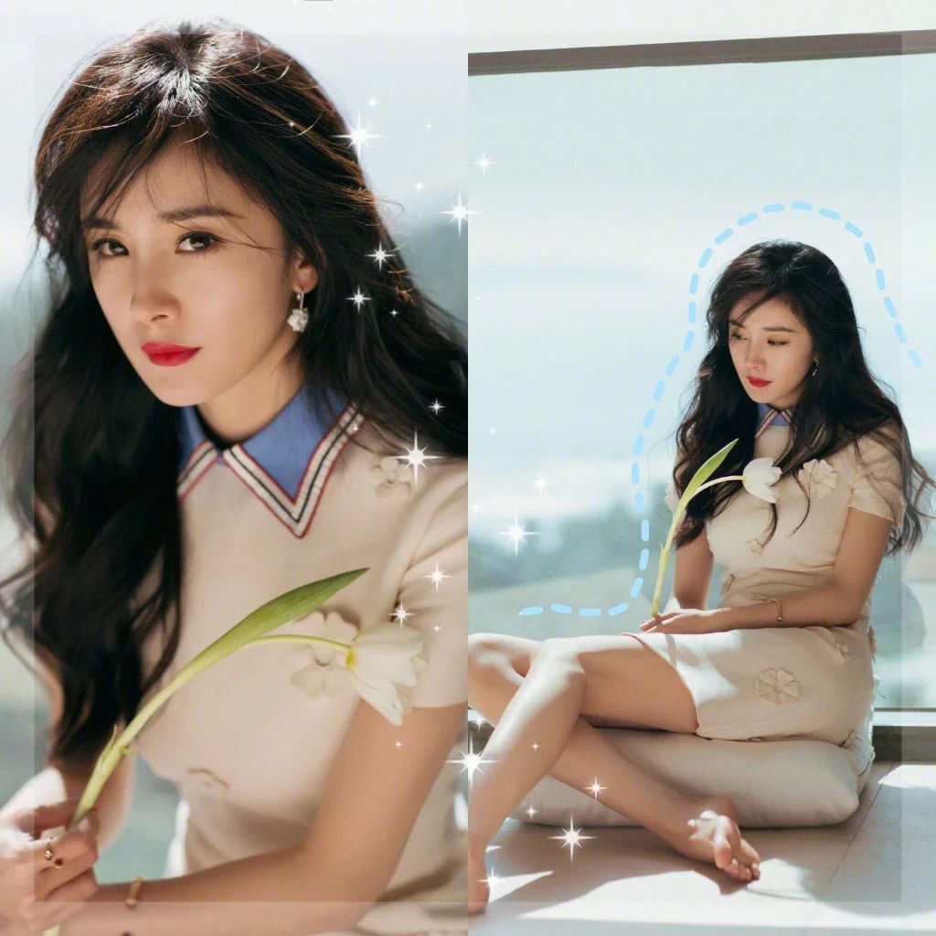 你们只关心杨幂离婚了,我却注意到她的造型