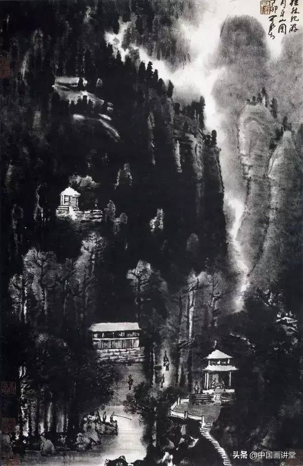 李可染大师解读山水画的技巧,山水画意境李可染讲解视频