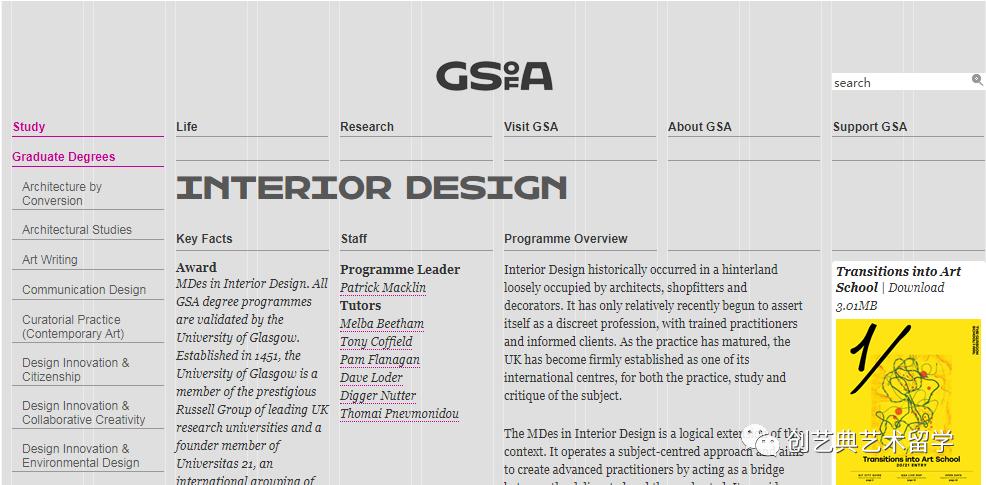 英国室内设计最好的学校,国外室内设计最好的大学