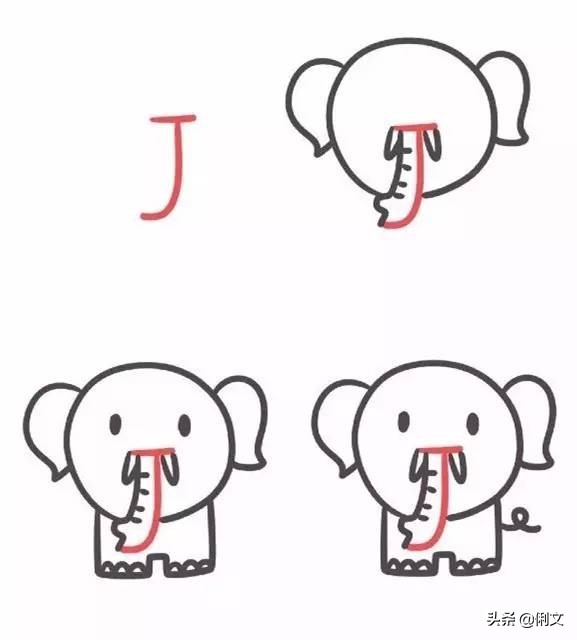 简笔画用字母m画一辆自行车,创意字母简笔画启蒙