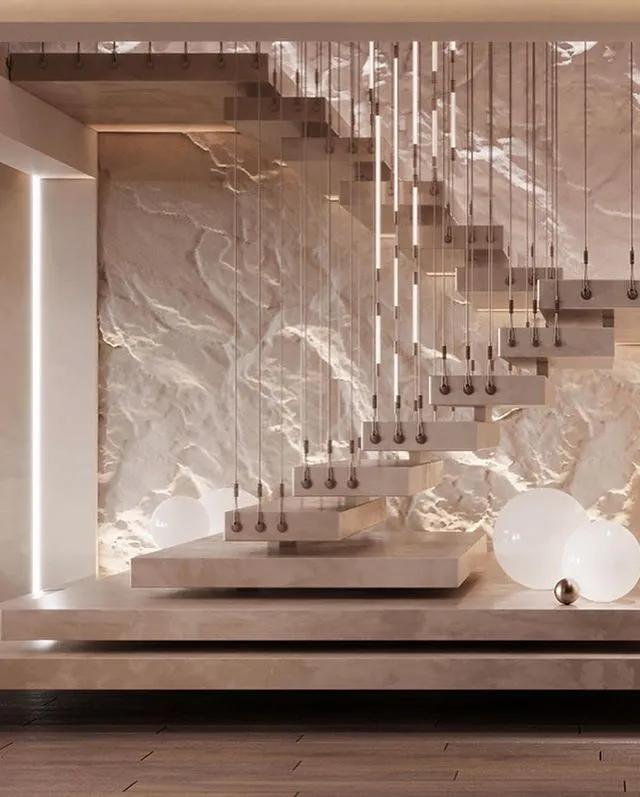 创意楼梯装修效果图,创意楼梯设计庭院