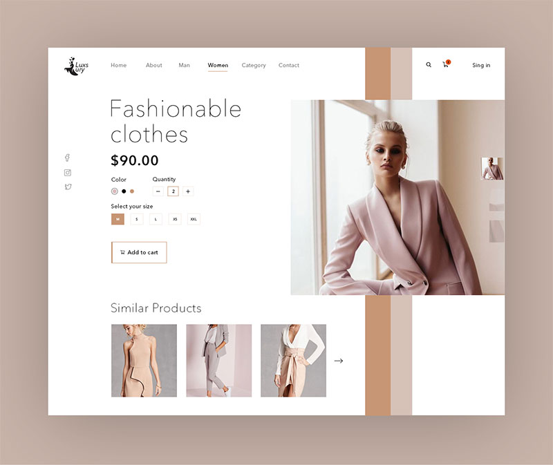 服装网站页面设计图片,服装网站设计公司推荐