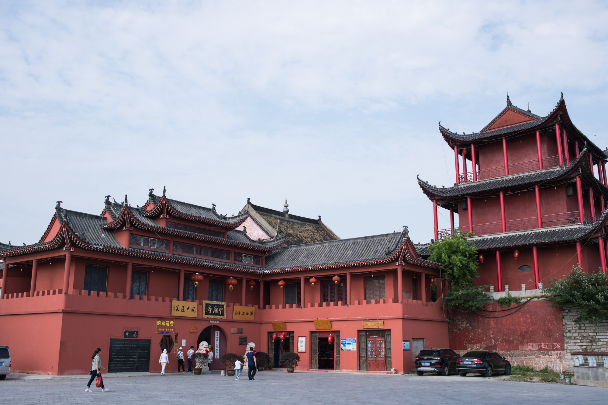 安徽巢湖水下古城遗址,巢湖古刹