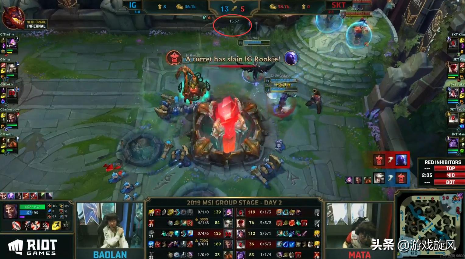 2018lol总决赛全程回顾igvskt,2018loligvskt第五局