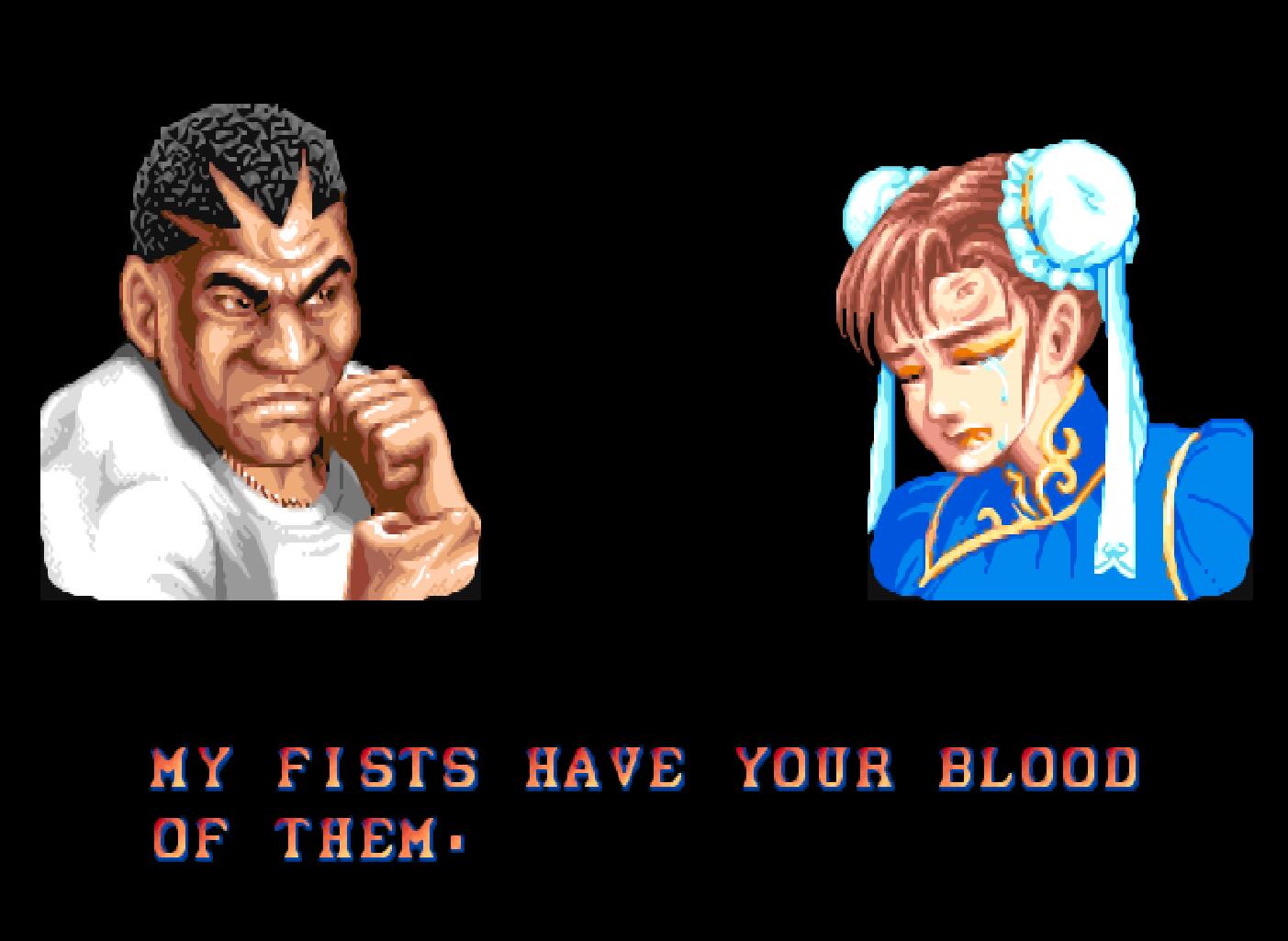 街霸2游戏结束,街霸2小时候的情怀游戏