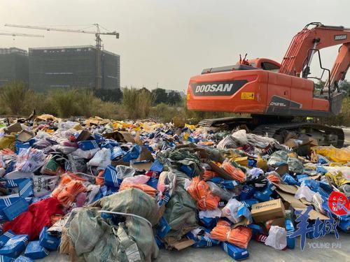 还在闲鱼微信买“超A”包？广州白云区刚销毁了过亿元“流嘢”