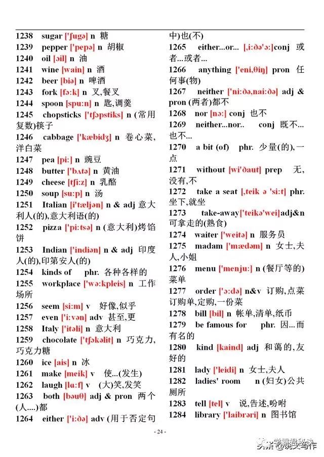 六年级英语下册陕旅版单词表音标,初中英语单词大全10000个