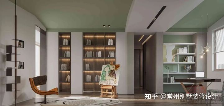 常州品清别墅装饰,常州轻奢极简风格