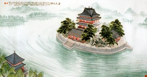 余晖映照出娇艳的晚霞,余晖映衬下美景