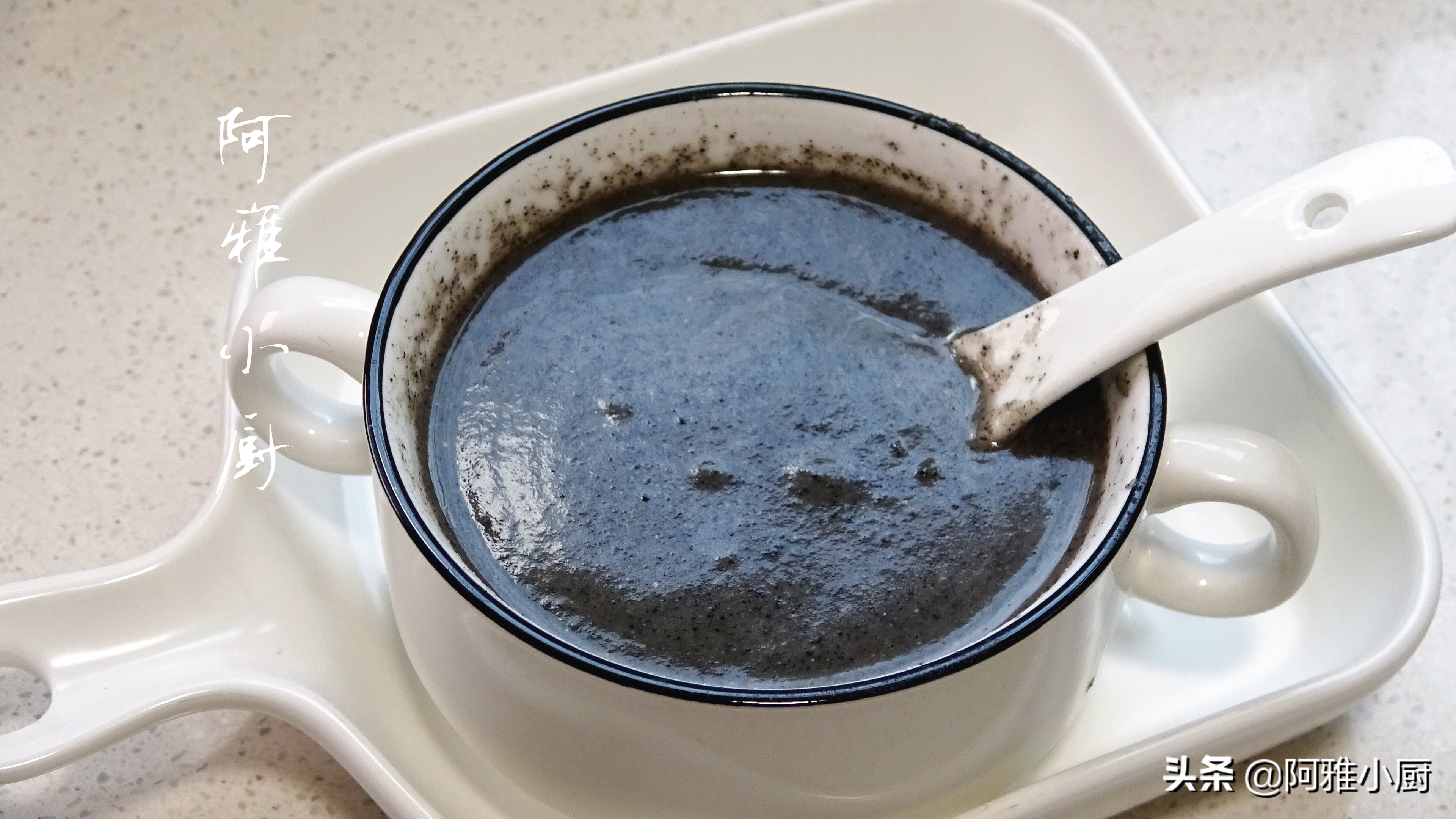 黑芝麻糊做法不用破壁机,黑芝麻糊自己在家怎么做