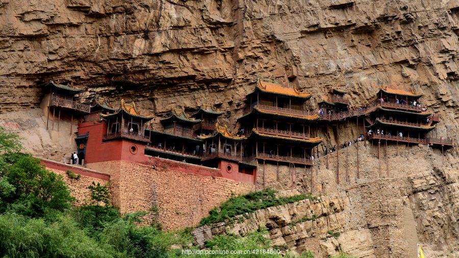 山西一县，一座山五岳名山，一个寺悬在半空，被评为最美县域