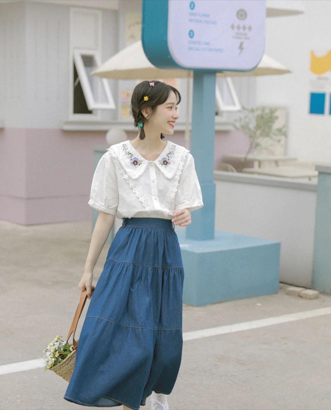 好看的森系裙子,温柔高级感裙子