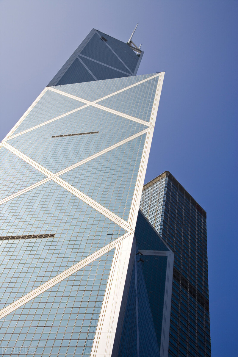 香港中银大厦楼顶,香港中银大厦灵感设计