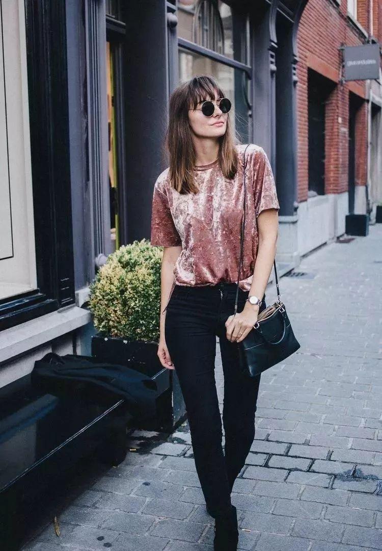 如何穿出优雅高级感,天鹅绒气质穿搭