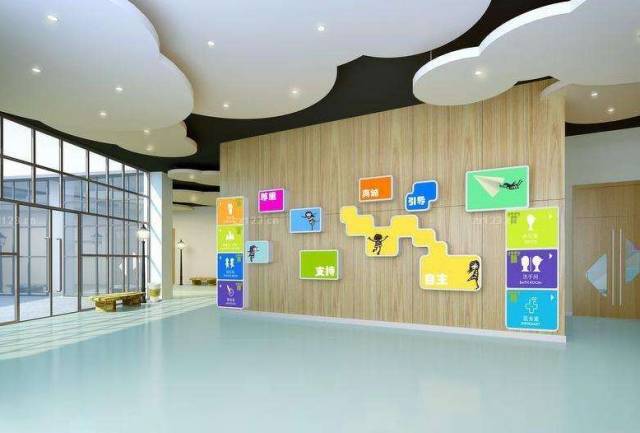 幼儿园墙面环创风格小清新,幼儿园环创可爱墙面布置简单大气