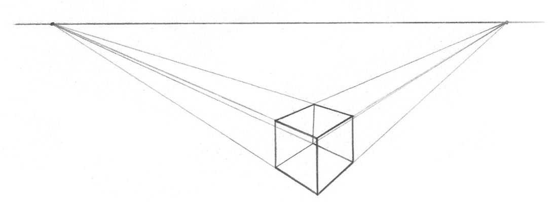 绘画透视原理：分步骤讲解透视原理，这是学画最基础的知识，收藏