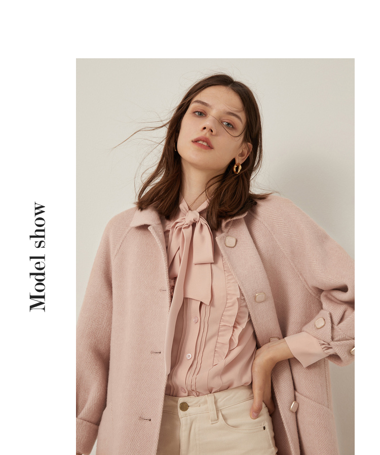 莱茵新款大衣,春季莱茵蓝色外套穿搭