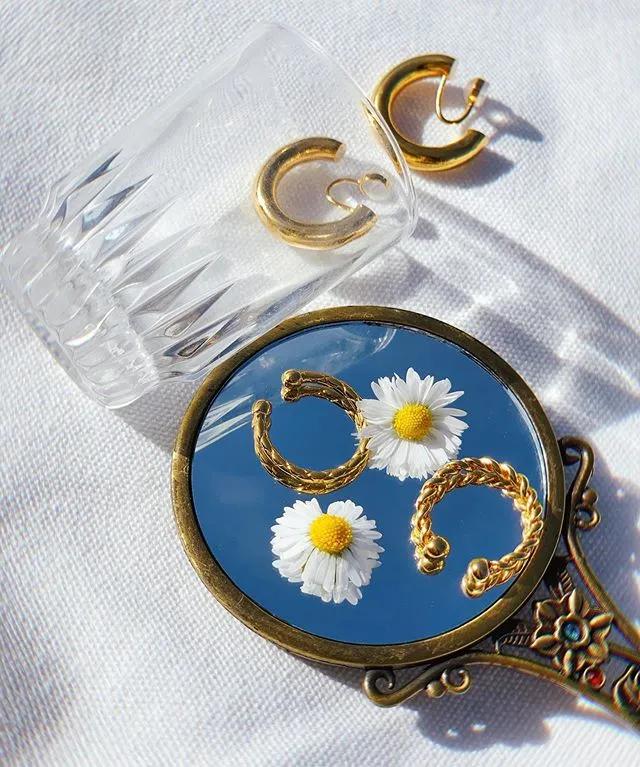 欧阳娜娜同款耳环怎么戴,欧阳娜娜耳环