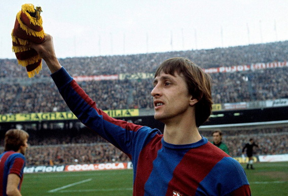 克鲁伊夫是足坛教父,克鲁伊夫足坛教父