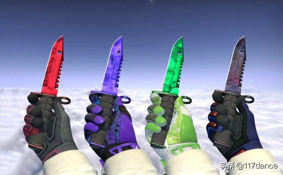 m9刺刀宝石效果,m9宝石刀局内效果